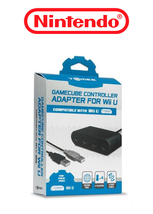 Wii U Gamecube Controller 4 Port Adapter Tomee Game Store