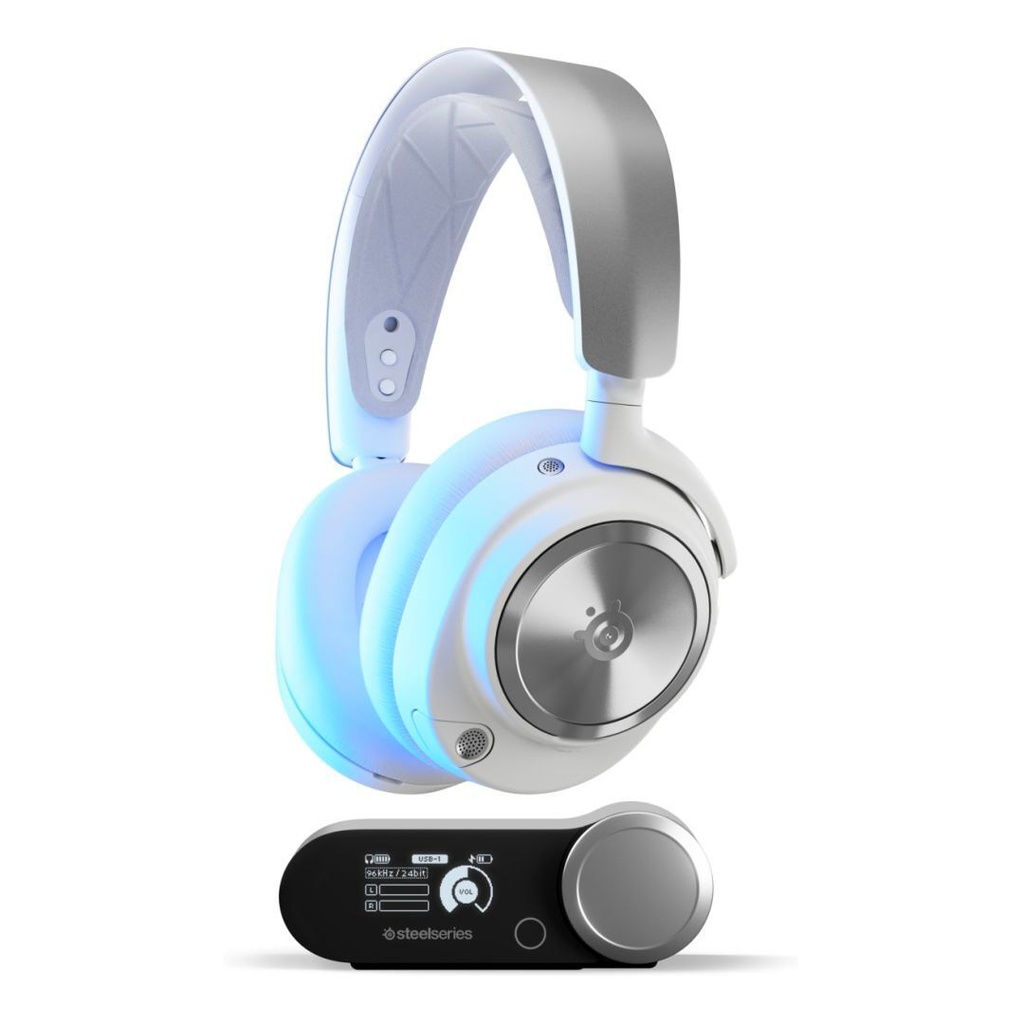 SteelSeries Arctis Nova Pro Wireless Gaming Headset White For Playstation