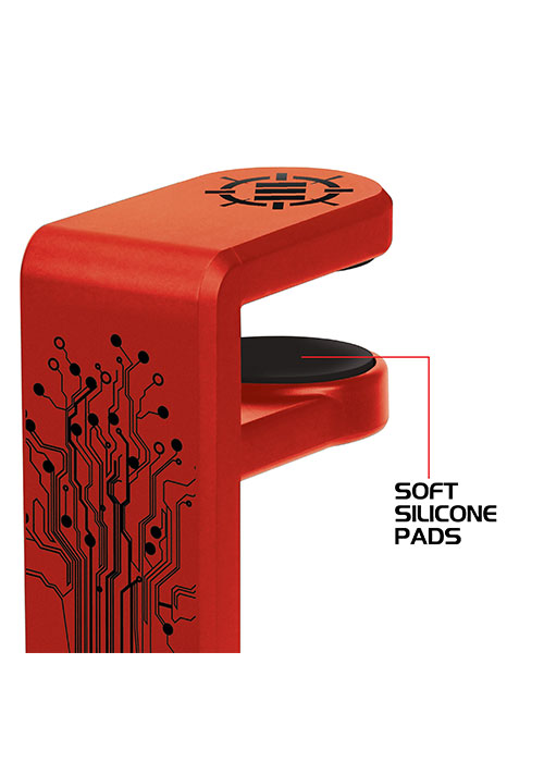 Rotating Headphone Mount - Red (ENHANCE)