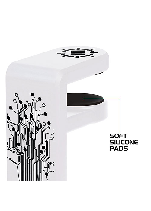 Rotating Headphone Mount - White (ENHANCE)