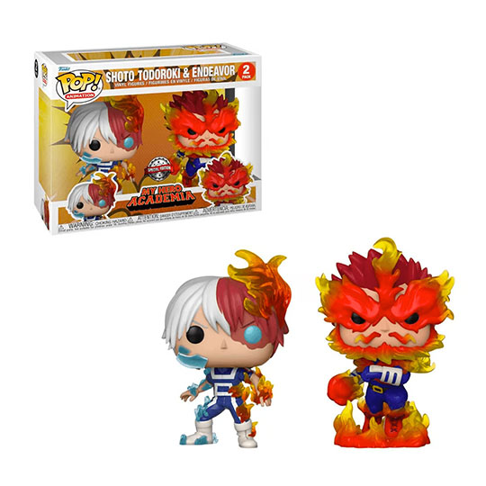 Funko POP! Animation  My Hero Academia- Endeavor & Todoroki 2Pack (Exc)