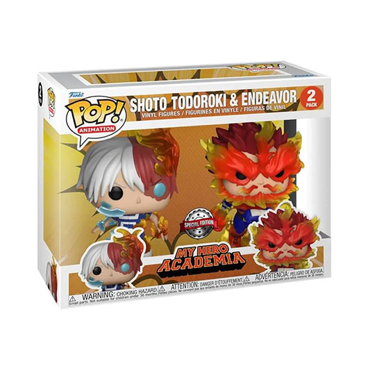 Funko POP! Animation  My Hero Academia- Endeavor & Todoroki 2Pack (Exc)