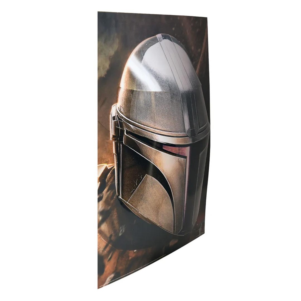 Pyramid-Mandalorian 3D Poster Popheads