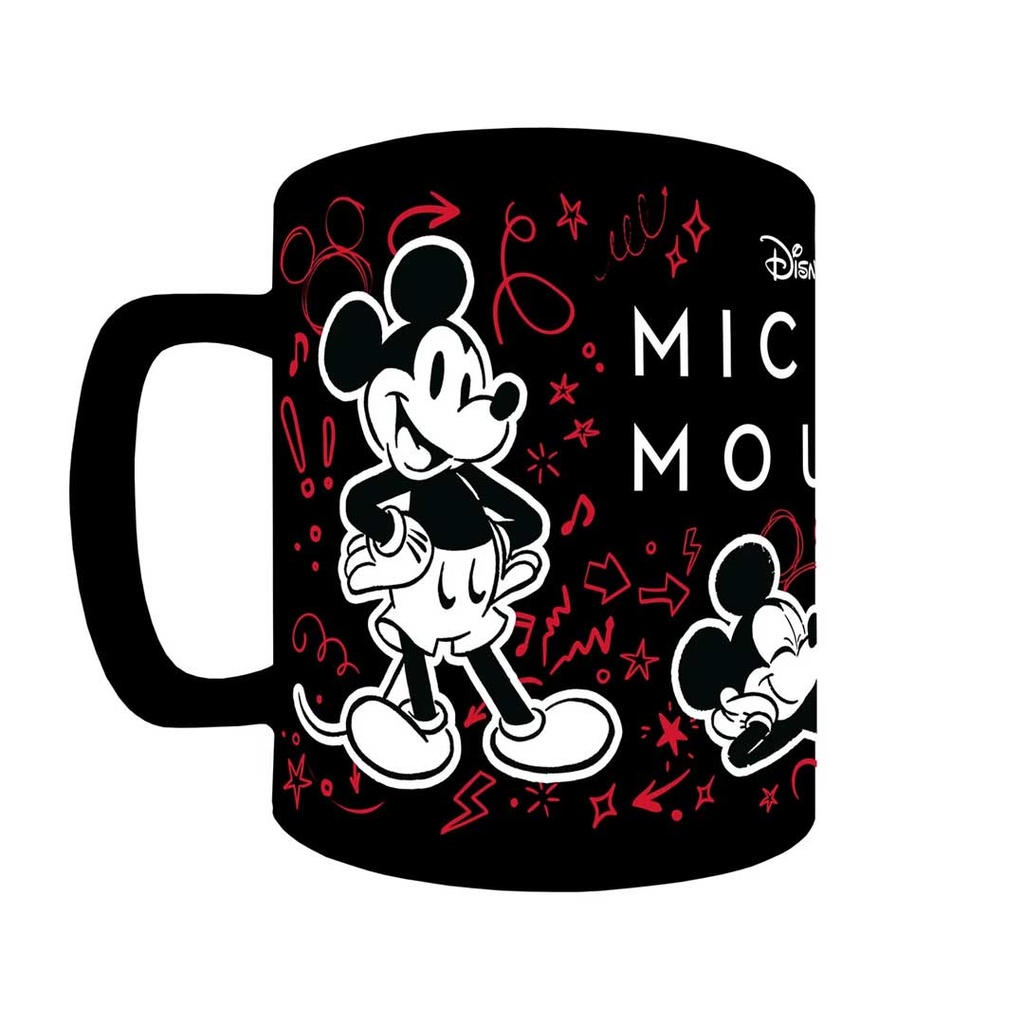 Pyramid-Mickey Mouse (Smile) Fuzzy Mug