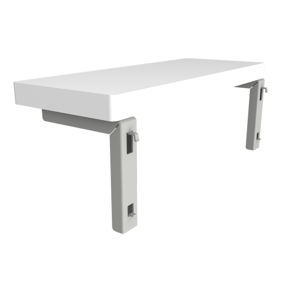 DEZCTOP D-BOARD Shelves M-Twin Pack  White