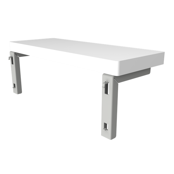 DEZCTOP D-BOARD Shelves M-Twin Pack  White