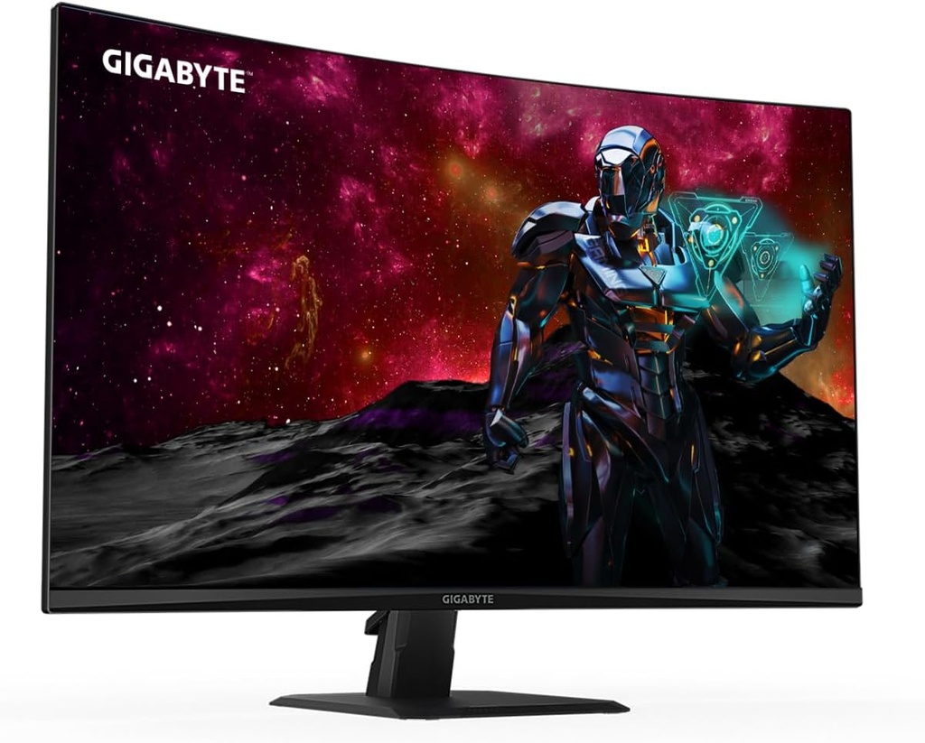 GIGABYTE GS32QC 31.5 Inch QHD 165Hz HDMI 2.0 Edge Gaming Monitor - Black