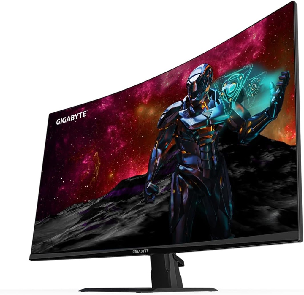GIGABYTE GS32QC 31.5 Inch QHD 165Hz HDMI 2.0 Edge Gaming Monitor - Black