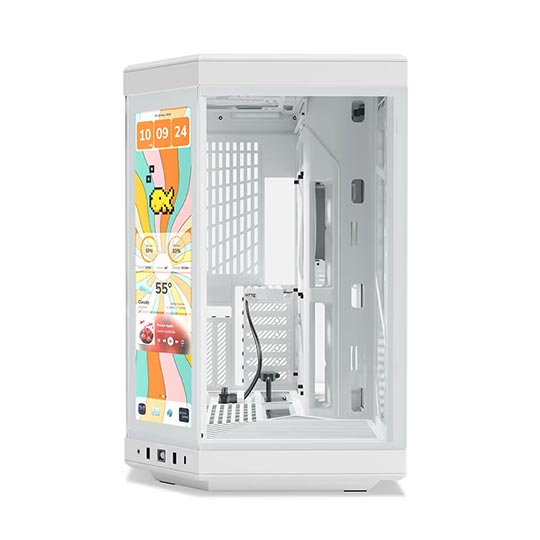 HYTE 14.5” Snow White Y70 Touch Infinite PC Case