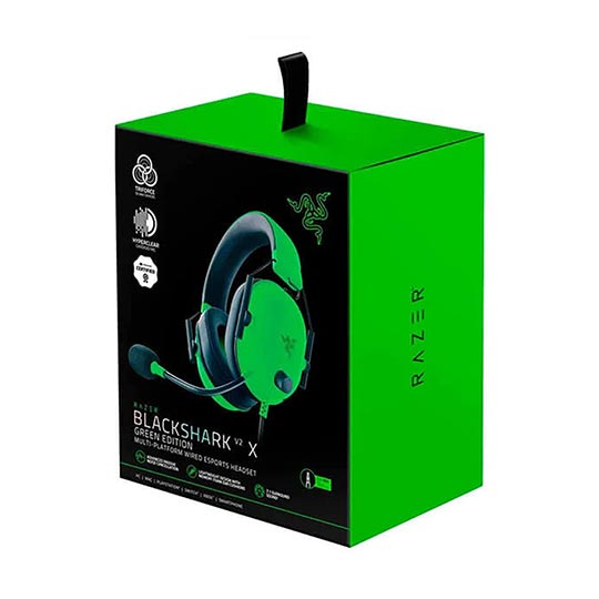 RAZER BLACK SHARK V2 X WIRED GAMING HEADSET GREEN