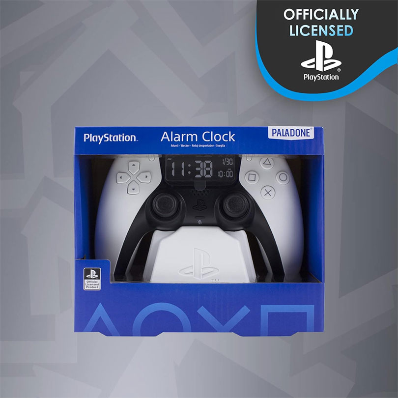 Paladone Playstation White Controller Alarm Clock