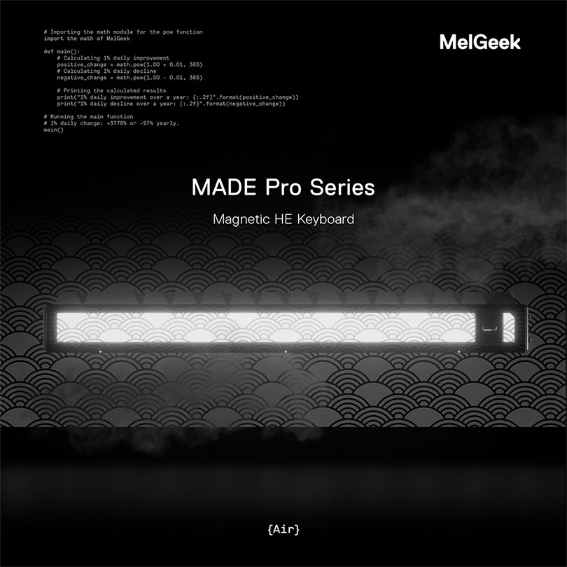 MelGeek Gaming Keyboard Made84 Pro-Air