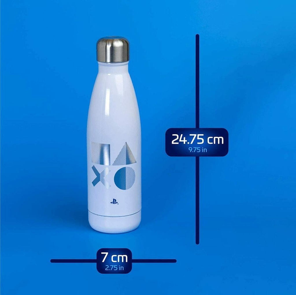 PALADONE Playstation Metal Water Bottle