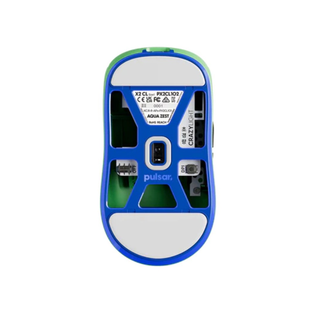 Pulsar X2 Gaming Mouse CrazyLight Aqua Zest