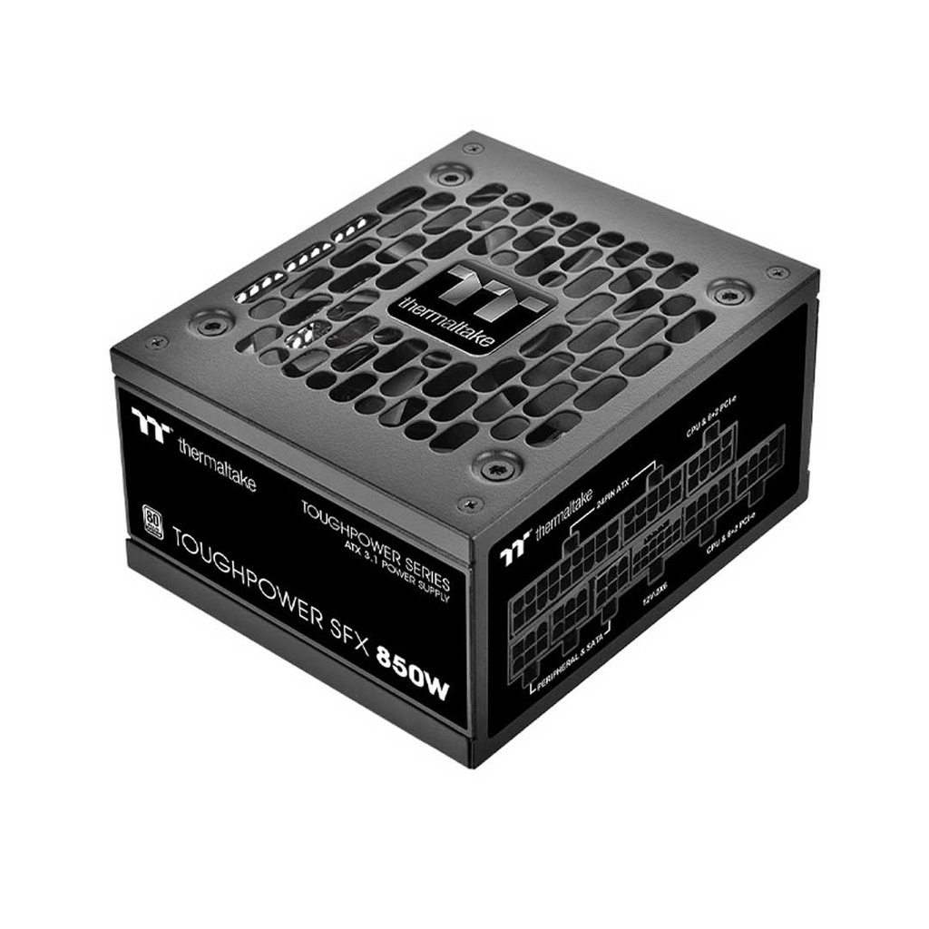 Thermaltake  Toughpower SFX 80PLUS Platinum Fully Modular ATX 3.1 850W Power Supply Black