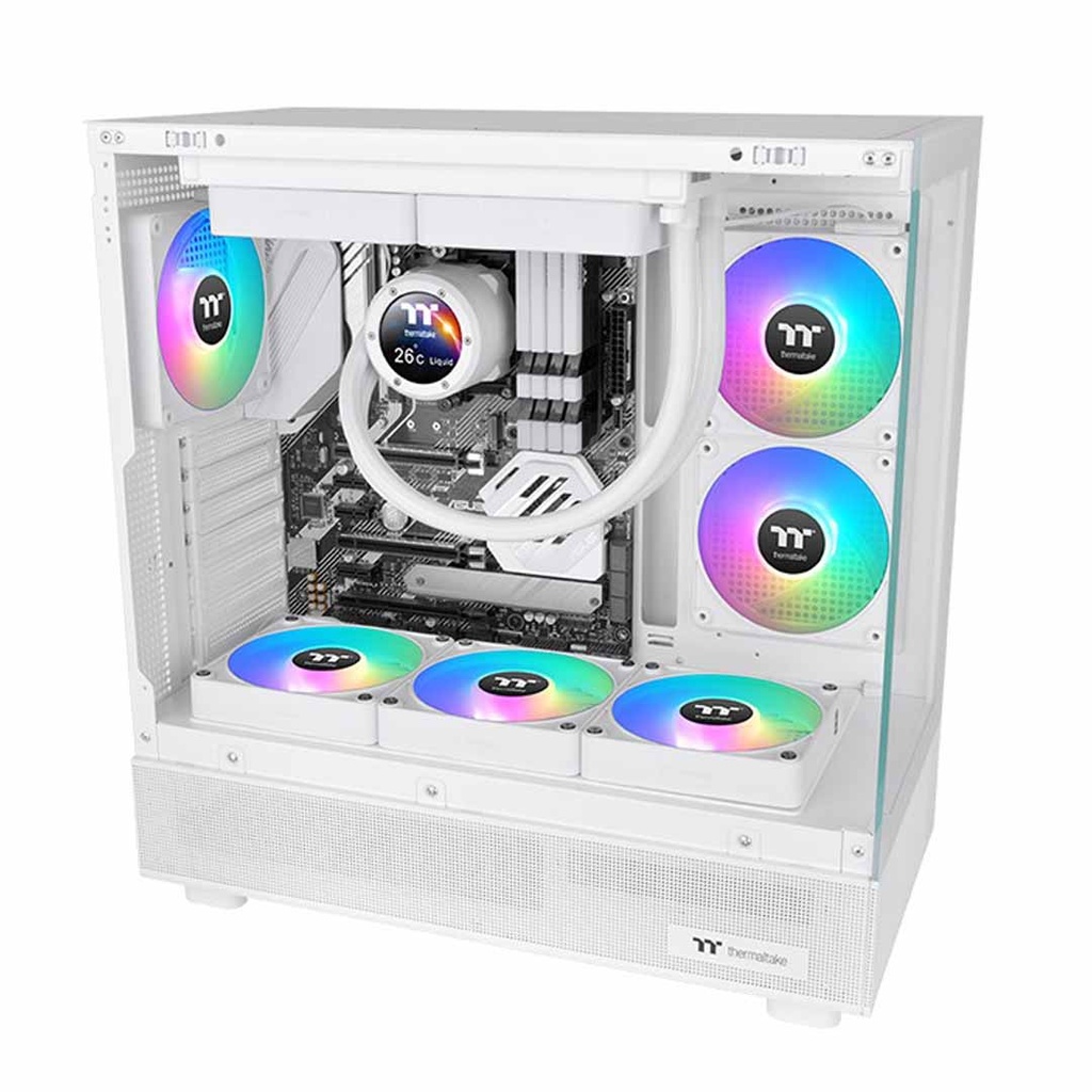 Thermaltake CT120 EX ARGB Sync PC Cooling Fan Pack of 3 White
