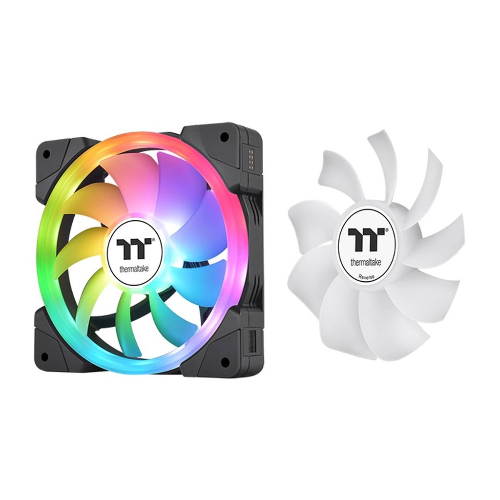 Thermaltake SWAFAN EX 12 ARGB PC Cooling Fan Pack of 3 Black