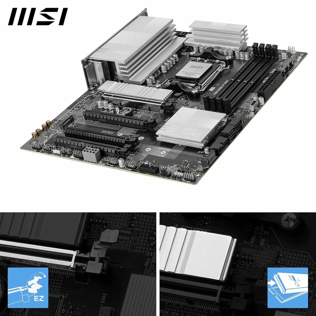 MSI Pro B850-P Wifi PCIe 5.0 Ready AMD Gaming Motherboard