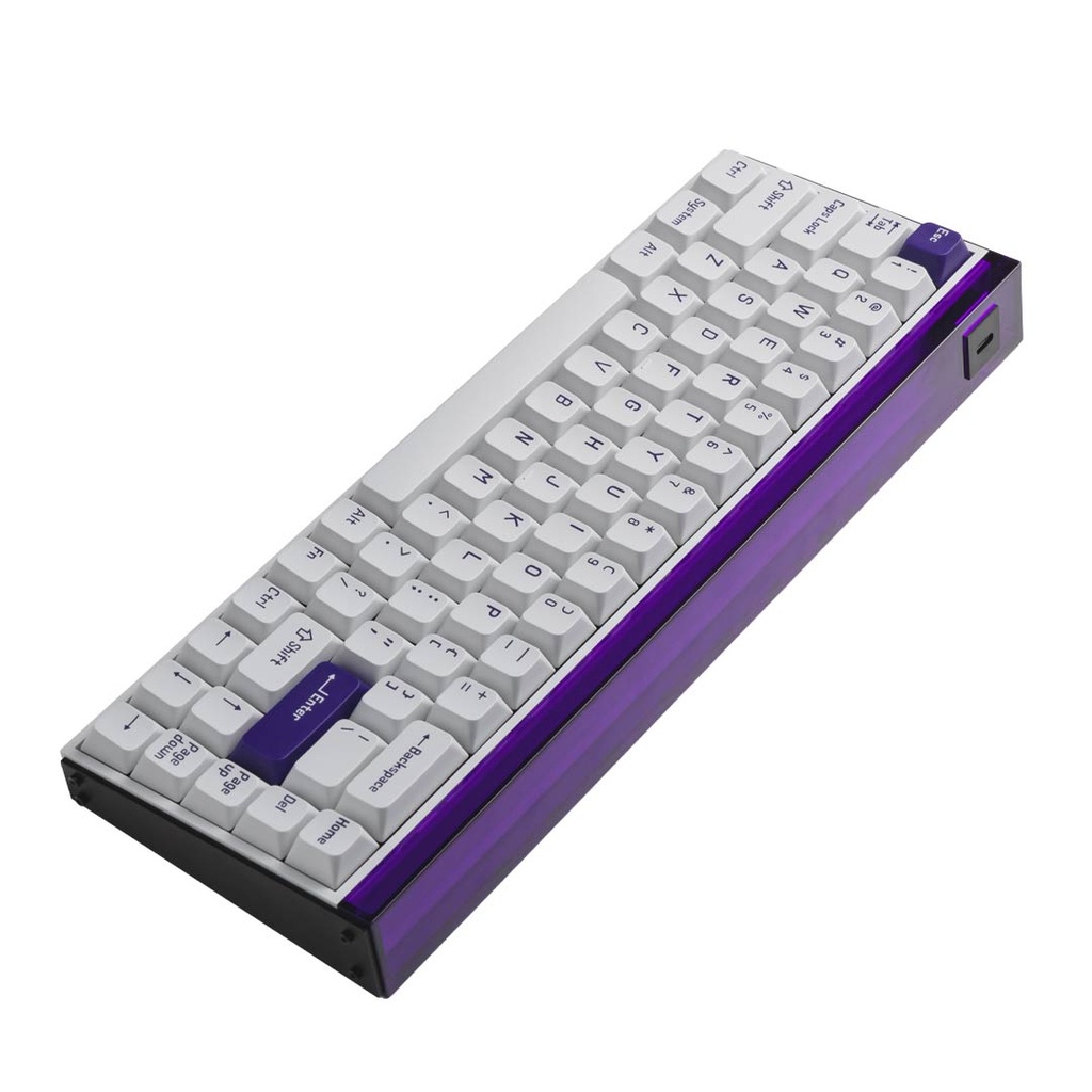 MelGeek Gaming Keyboard Made68 Pro-Purple