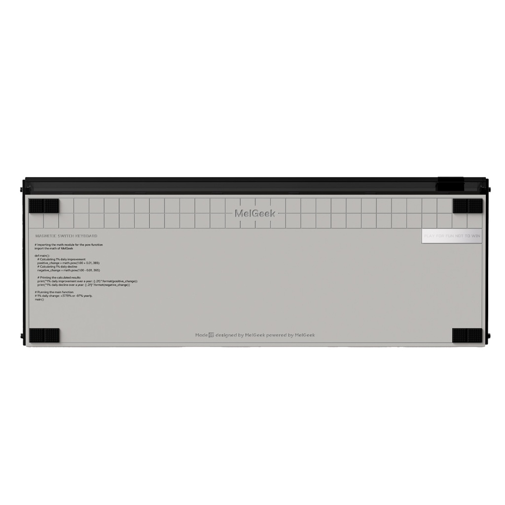 MelGeek Gaming Keyboard Made68 Ultra-Black