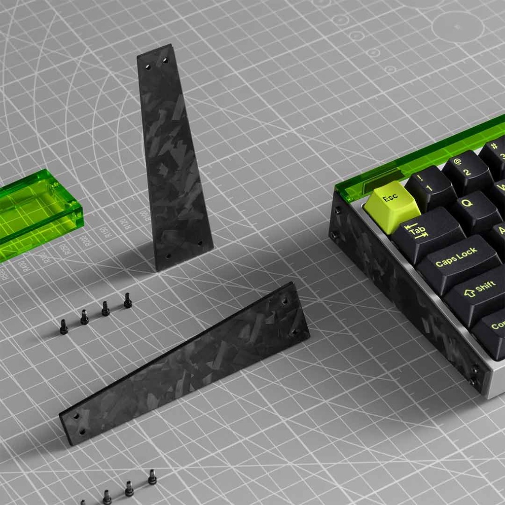 MelGeek Gaming Keyboard Made68 Ultra-Green