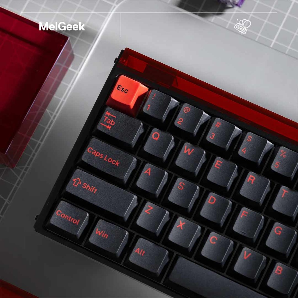 MelGeek Gaming Keyboard Made68 Ultra-Red