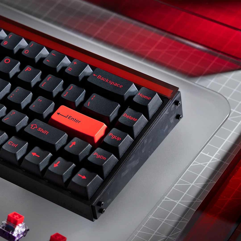 MelGeek Gaming Keyboard Made68 Ultra-Red