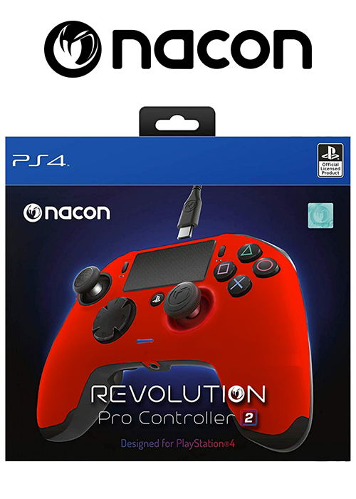 Nacon Ps4 Revolution Pro Controller 2 Red Game Store