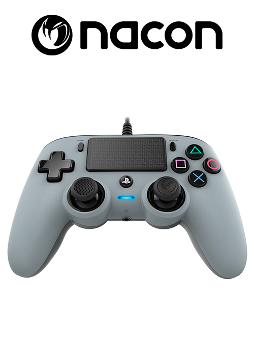 Nacon Ps4 Wired Compact Controller Grey