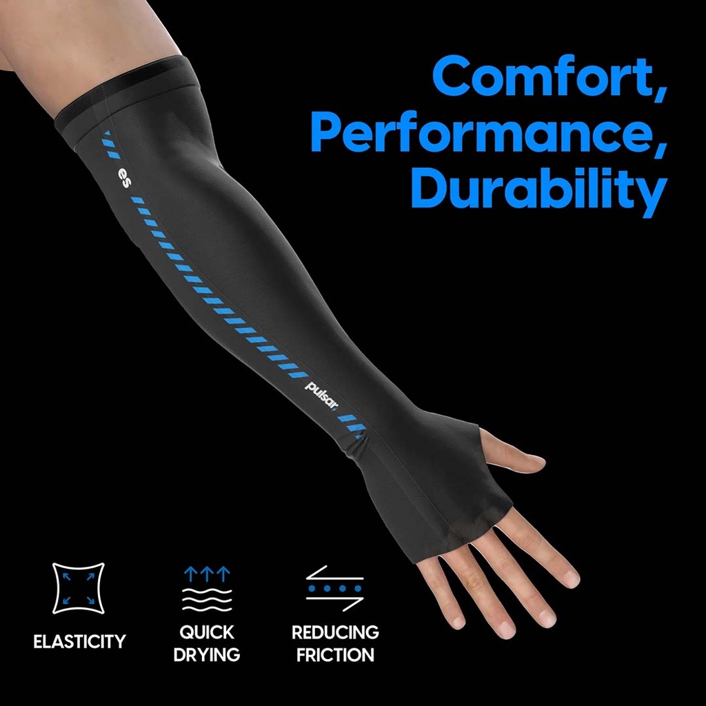 PULSAR eS Arm Sleeve Open Palm Long XLarge Black