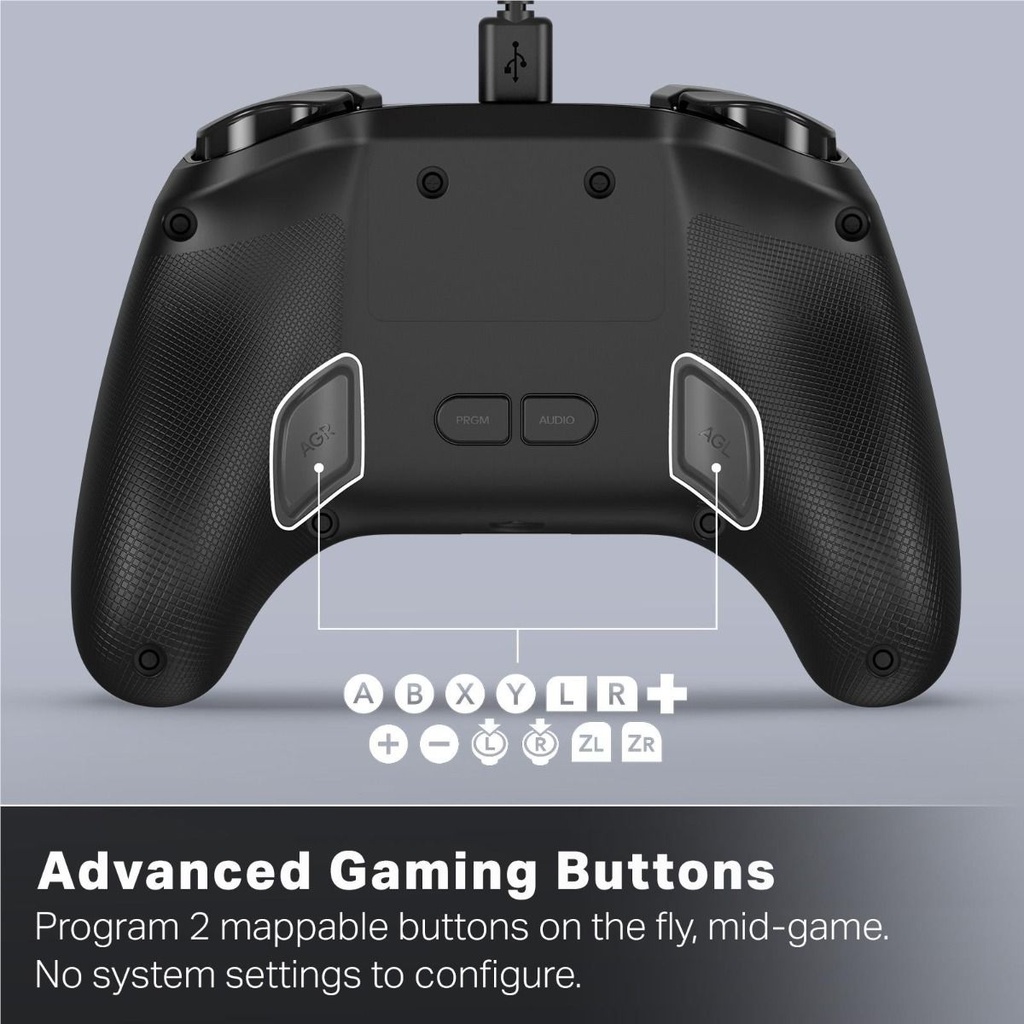 PowerA Advantage Wired Controller for Nintendo Switch 2- Black