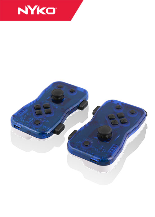 NS Joy-Con Dualies - Pair of Motion Controllers - Blue/White (Nyko)