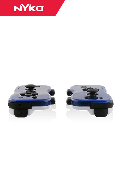 NS Joy-Con Dualies - Pair of Motion Controllers - Blue/White (Nyko)