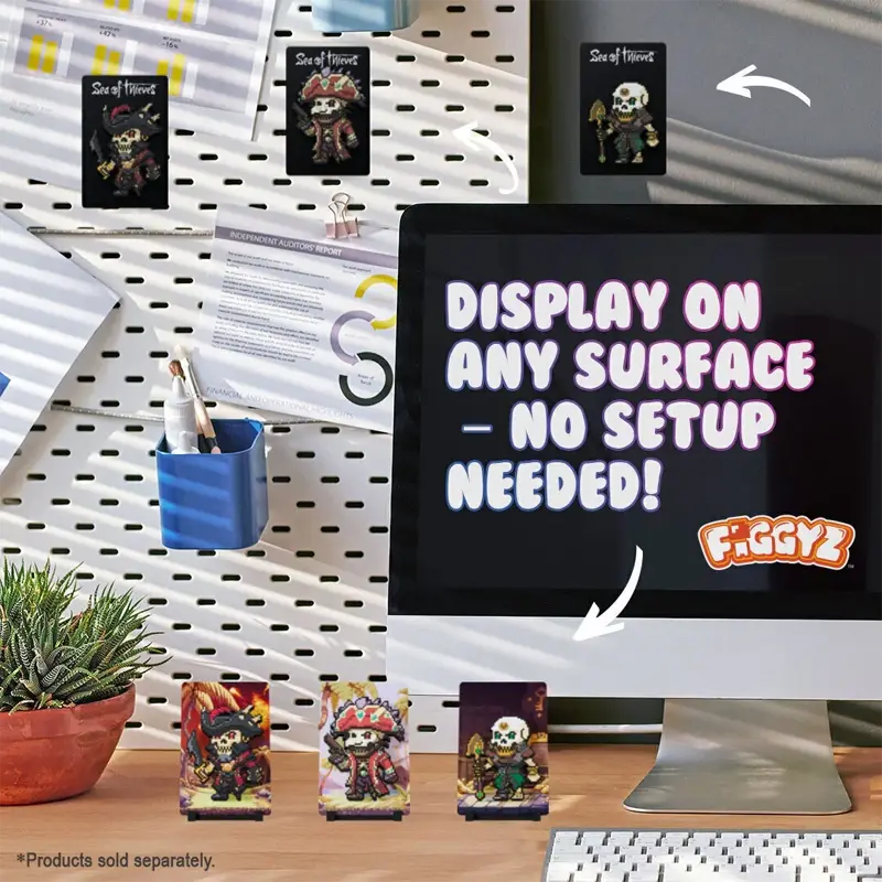 FIGGYZ Pop Magnet Collectible Sea of Thieves - Captain Flameheart 5.webp