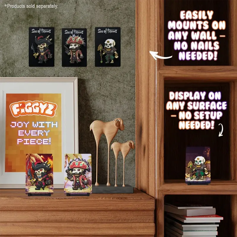 FIGGYZ Pop Magnet Collectible Sea of Thieves - Captain Flameheart 4.webp