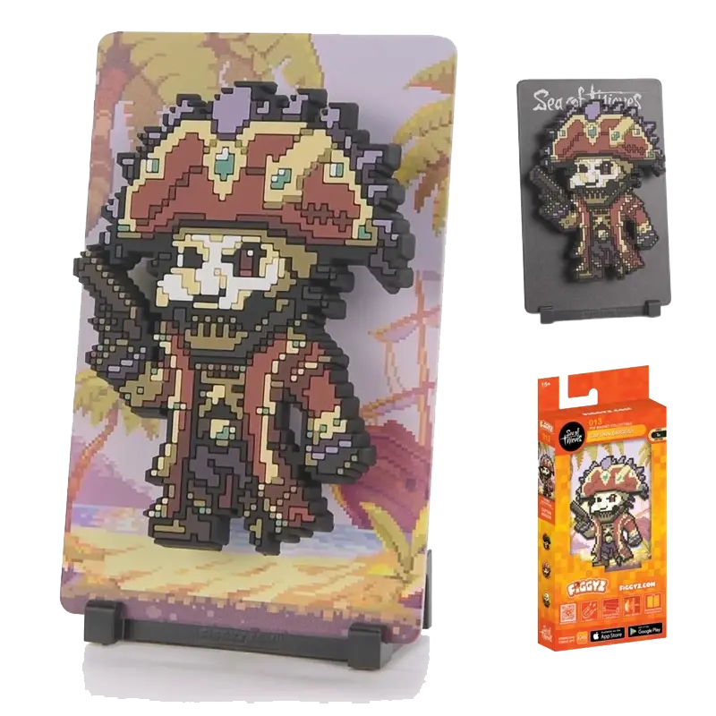 FIGGYZ Pop Magnet Collectible Sea of Thieves - Captain Briggsy 4.webp