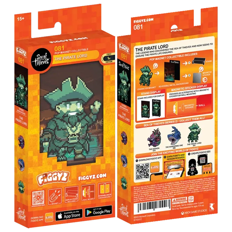 FIGGYZ Pop Magnet Collectible Sea of Thieves - The Pirate Lord 3.webp