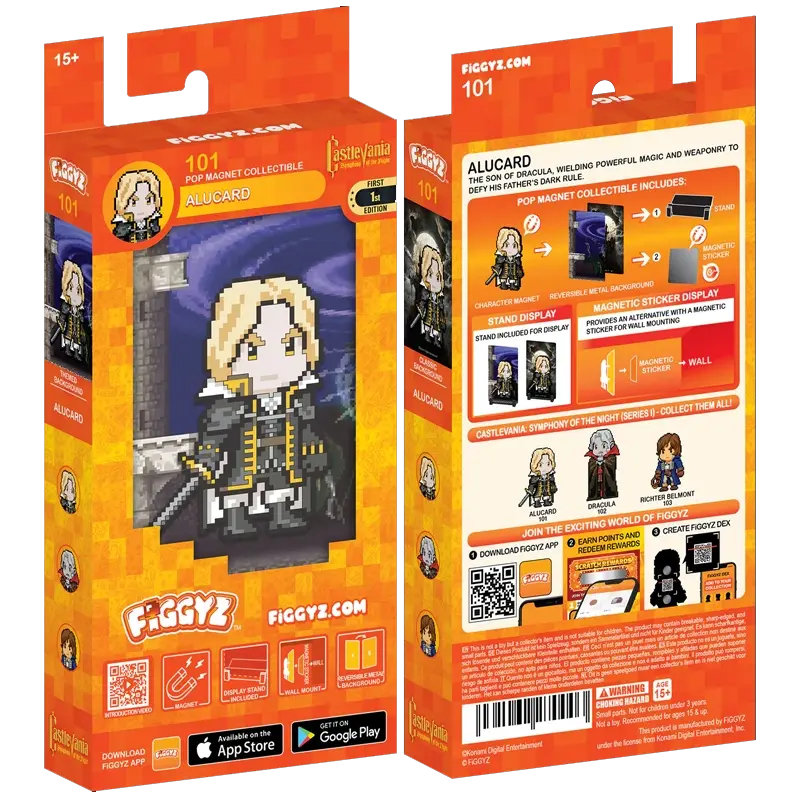 FIGGYZ Pop Magnet Collectible Castlevania Symphony of the Night - Alucard 5.webp