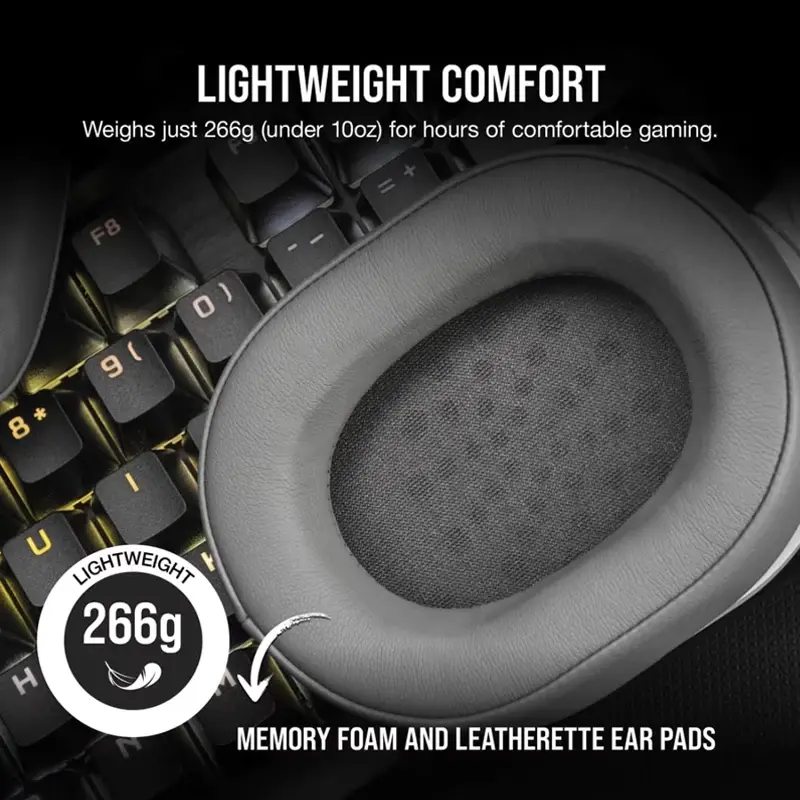 700507 CORSAIR HS55 Wireless Gaming Headset- White 8.webp