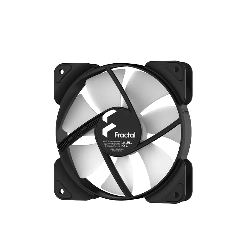 696248 Fractal Design Aspect 12 RGB PWM Black Frame 3-pack Fan 5.webp