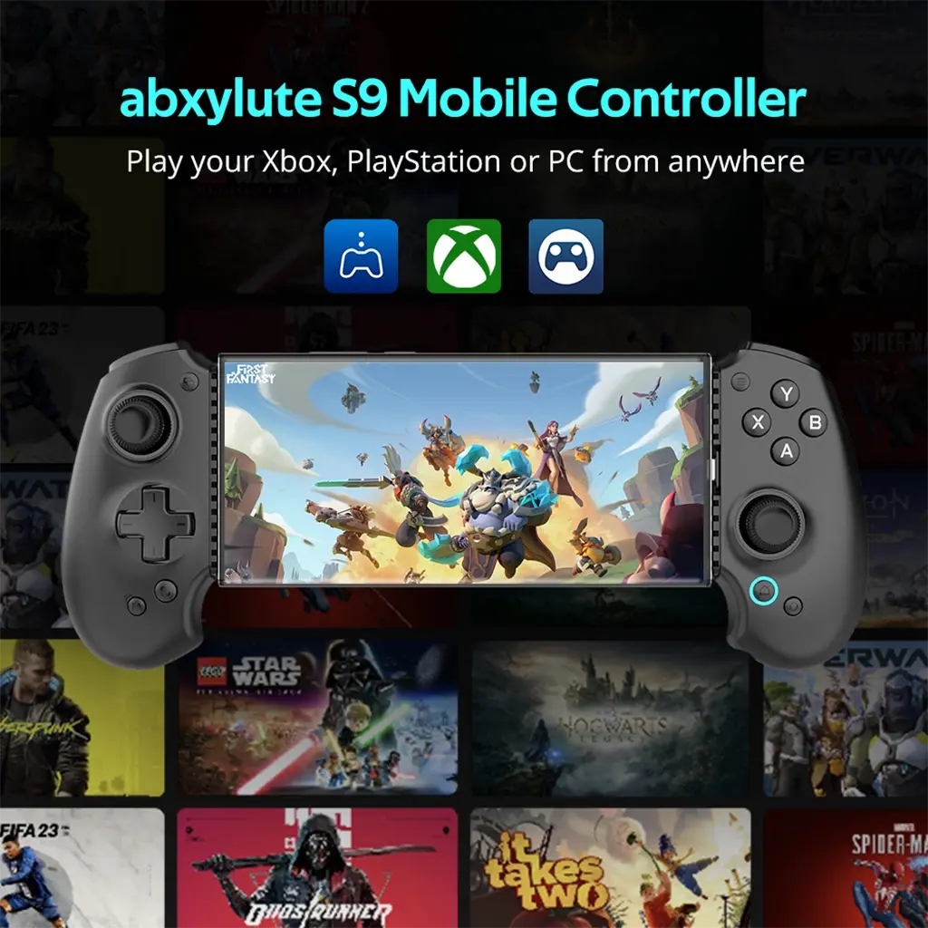 701639 Abxylute S9 Portable Mobile Gaming Controller Type-C Wide Compatibility FOC 3.webp