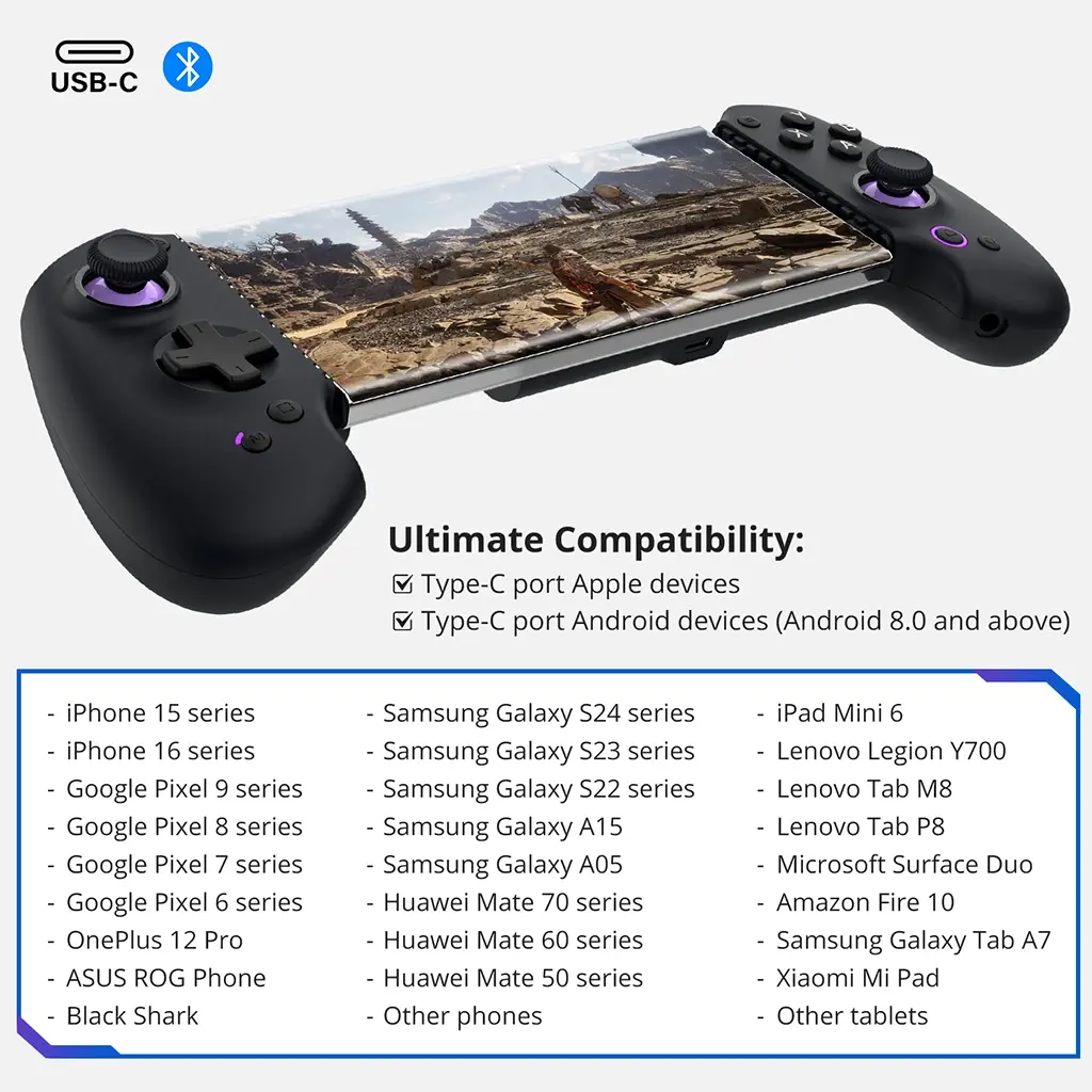 701639 Abxylute S9 Portable Mobile Gaming Controller Type-C Wide Compatibility FOC 4.webp