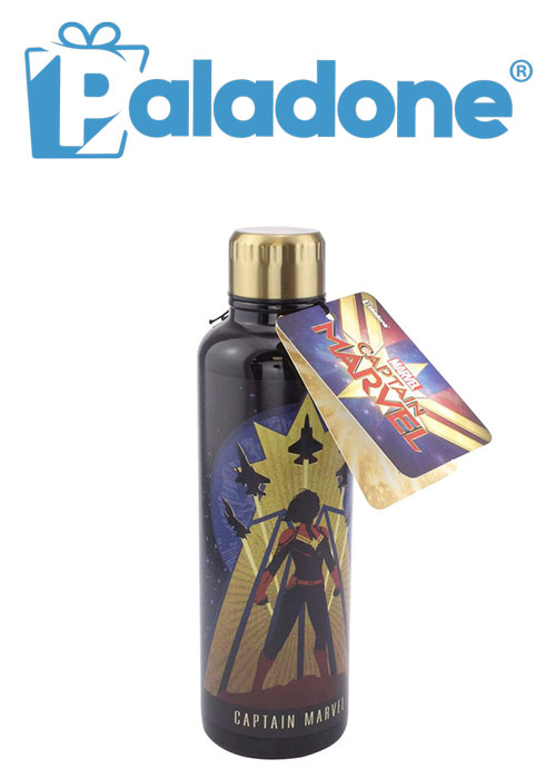 Captain Marvel Metal Water Bottle (Paladone)