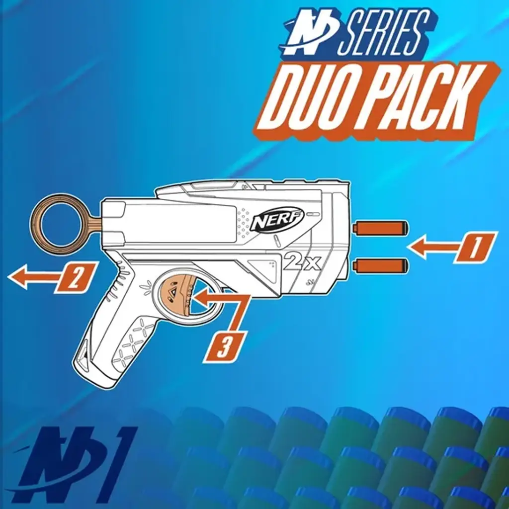[702235] HASBRO Nerf N Series Duo Pack Gun 4.webp
