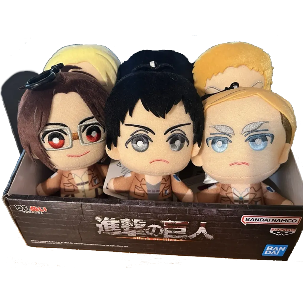 [702521] Banpresto Attack on Titan Tomonui Series 2 Plush Keychain 2.webp
