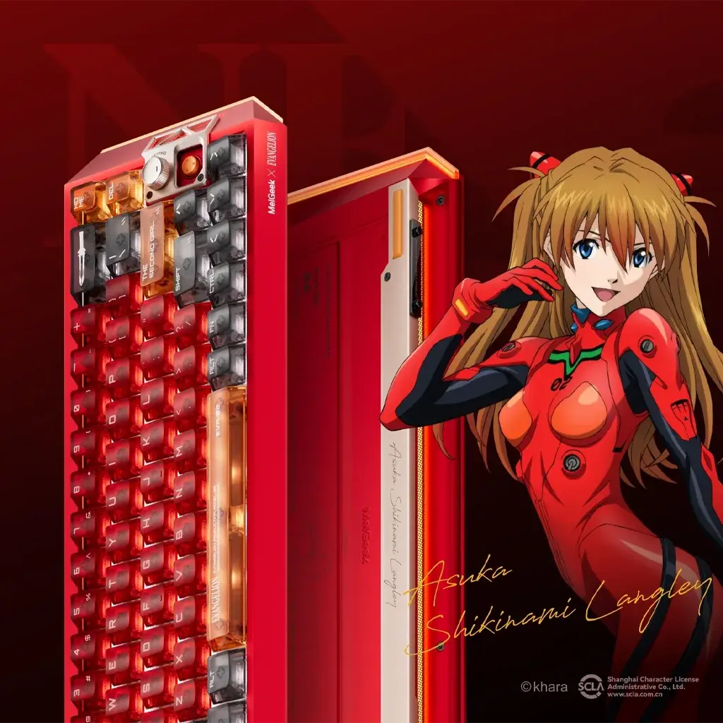 [702383] MelGeek Evangelion Centauri 60 Asuka Limited Edition Mechanical Gaming Keyboard 4.webp
