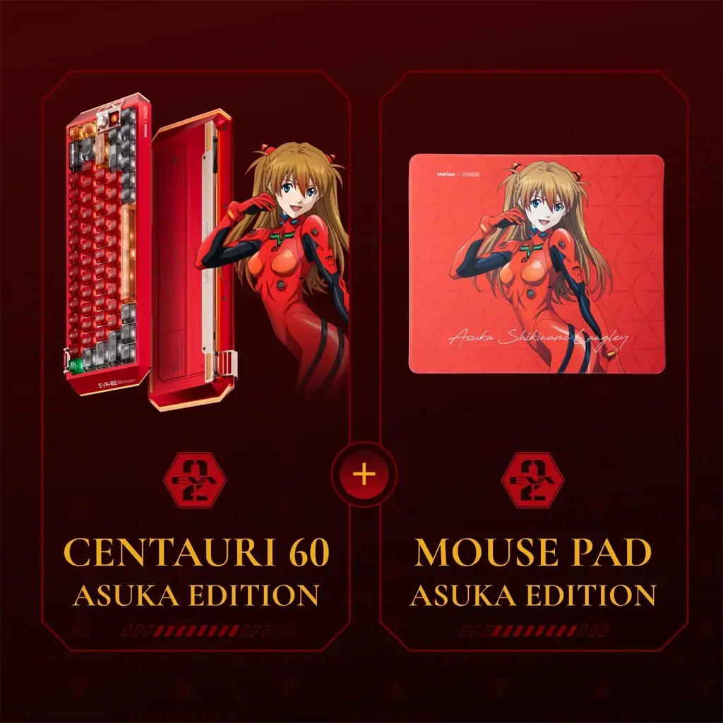 [702383] MelGeek Evangelion Centauri 60 Asuka Limited Edition Mechanical Gaming Keyboard 8.webp