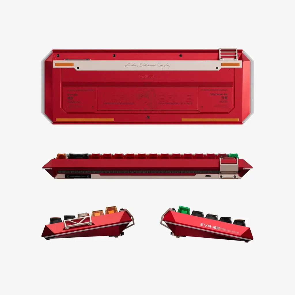 [702383] MelGeek Evangelion Centauri 60 Asuka Limited Edition Mechanical Gaming Keyboard 3.webp