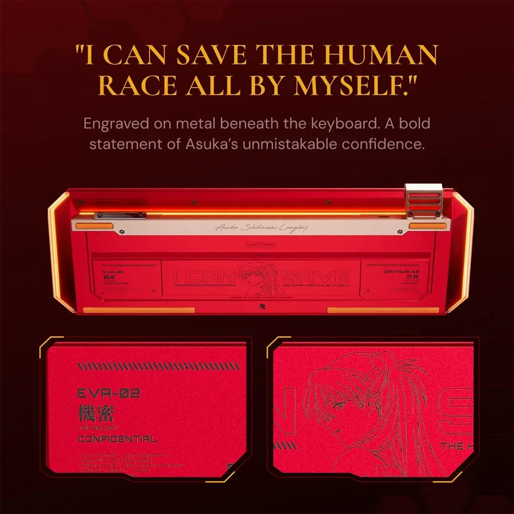 [702383] MelGeek Evangelion Centauri 60 Asuka Limited Edition Mechanical Gaming Keyboard 6.webp
