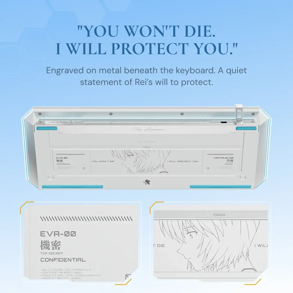 [702385] MelGeek Evangelion Centauri 80 Rei Ayanami Limited Edition Mechanical Gaming Keyboard 5.webp